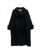 FRAY IDフレイ アイディー）の古着「タックバルマカンコート」｜ブラック