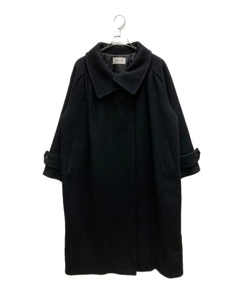 FRAY ID（フレイ アイディー）FRAY ID (フレイ アイディー) タックバルマカンコート ブラック サイズ:Sの古着・服飾アイテム