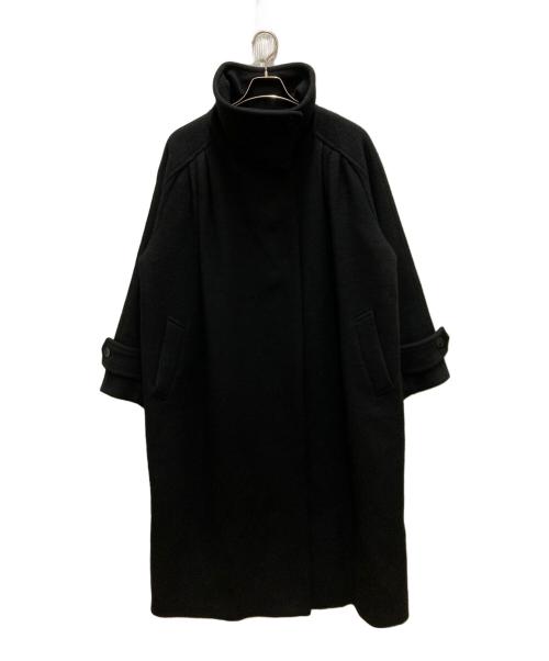 FRAY ID（フレイ アイディー）FRAY ID (フレイ アイディー) タックバルマカンコート ブラック サイズ:Sの古着・服飾アイテム