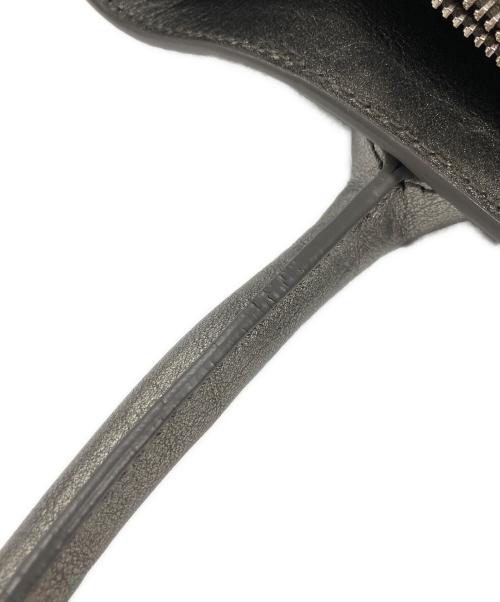 HIROFU（ヒロフ）HIROFU (ヒロフ) DUO トートバッグ メタリックシルバーの古着・服飾アイテム