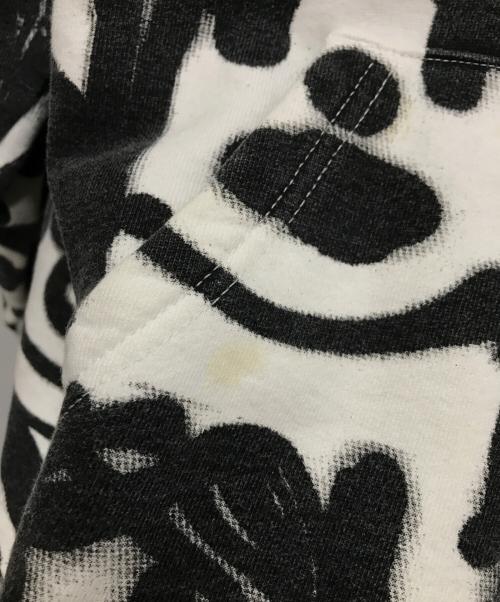 Yohji Yamamoto pour homme（ヨウジヤマモト プールオム）Yohji Yamamoto pour homme (ヨウジヤマモト プールオム) Supreme (シュプリーム) 20AW HOODED SWEATSHIRT ブラック×ホワイト サイズ:Ｍの古着・服飾アイテム