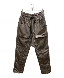 CVTVLIST（カタリスト）の古着「FRONT SNAP PANTS」｜グレー