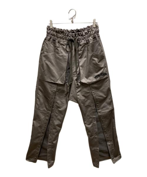 CVTVLIST（カタリスト）CVTVLIST (カタリスト) FRONT SNAP PANTS グレー サイズ:1の古着・服飾アイテム