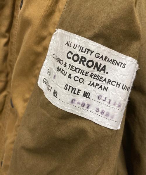 THE CORONA UTILITY（コロナユーティリティ）THE CORONA UTILITY (コロナユーティリティ) M-65 FIELD JACKET ブラウン サイズ:Mの古着・服飾アイテム
