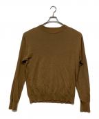 PHIGVEL MAKERSフィグベルマーカーズ）の古着「コットンクルーネックニット」｜ブラウン