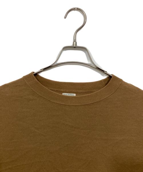 PHIGVEL MAKERS（フィグベルマーカーズ）PHIGVEL MAKERS (フィグベルマーカーズ) コットンクルーネックニット ブラウン サイズ:Mの古着・服飾アイテム