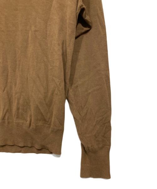 PHIGVEL MAKERS（フィグベルマーカーズ）PHIGVEL MAKERS (フィグベルマーカーズ) コットンクルーネックニット ブラウン サイズ:Mの古着・服飾アイテム