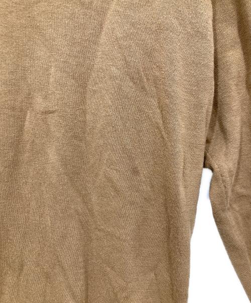 PHIGVEL MAKERS（フィグベルマーカーズ）PHIGVEL MAKERS (フィグベルマーカーズ) コットンクルーネックニット ブラウン サイズ:Mの古着・服飾アイテム