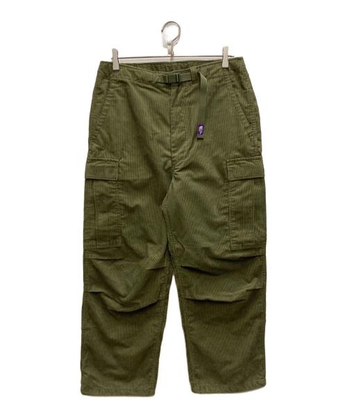 THE NORTHFACE PURPLELABEL（ザ・ノースフェイス パープルレーベル）THE NORTHFACE PURPLELABEL (ザ・ノースフェイス パープルレーベル) Corduroy Cargo Pants カーキ サイズ: 81cm (W32)の古着・服飾アイテム