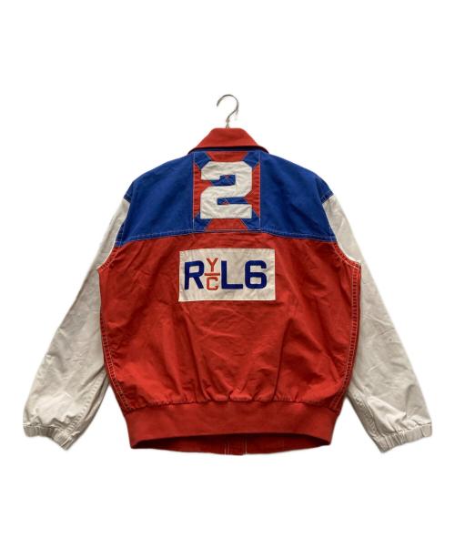 POLO RALPH LAUREN（ポロ・ラルフローレン）POLO RALPH LAUREN (ポロ・ラルフローレン) セーリングジャケット レッド×ブルー サイズ:Mの古着・服飾アイテム