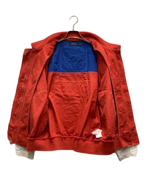 POLO RALPH LAUREN（ポロ・ラルフローレン）POLO RALPH LAUREN (ポロ・ラルフローレン) セーリングジャケット レッド×ブルー サイズ:Mの古着・服飾アイテム
