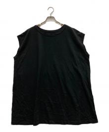 GROUND Y（グラウンドワイ）の古着「ビッグノースリーブTシャツ」｜ブラック