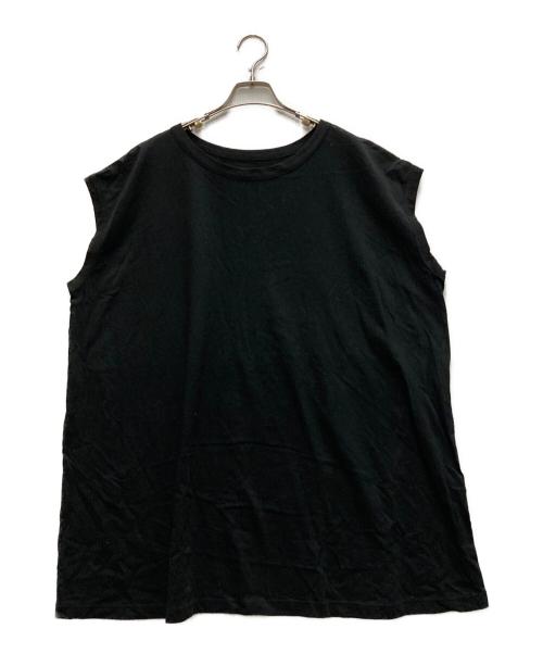 GROUND Y（グラウンドワイ）GROUND Y (グラウンドワイ) ビッグノースリーブTシャツ ブラック サイズ:3の古着・服飾アイテム