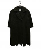 CLANEクラネ）の古着「ミックスシャギーレディーコート」｜カーキ