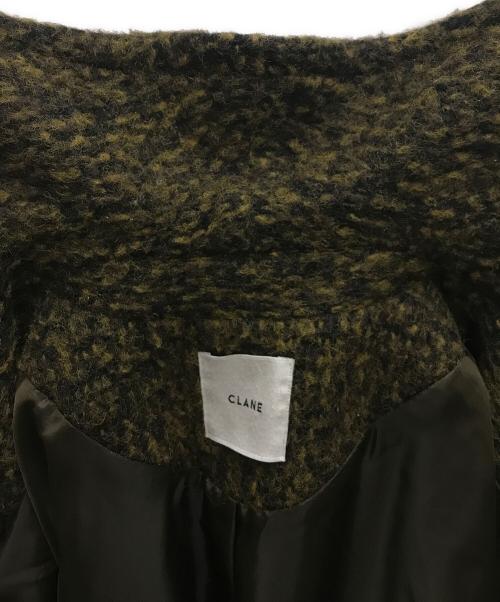 CLANE（クラネ）CLANE (クラネ) ミックスシャギーレディーコート カーキ サイズ:Sの古着・服飾アイテム