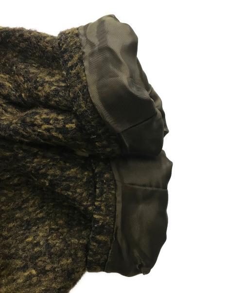 CLANE（クラネ）CLANE (クラネ) ミックスシャギーレディーコート カーキ サイズ:Sの古着・服飾アイテム