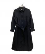 SOEJUソージュ）の古着「ソフトオックスシャツワンピース」｜ネイビー