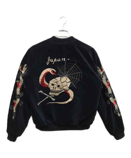 東洋エンタープライズ（トウヨウエンタープライズ）東洋エンタープライズ (トウヨウエンタープライズ) 別珍リバーシブルスカジャン ブラック サイズ:Mの古着・服飾アイテム