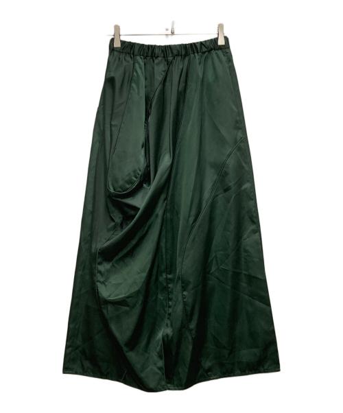 nagonstans（ナゴンスタンス）nagonstans (ナゴンスタンス) 変型スカート グリーン サイズ:Sの古着・服飾アイテム