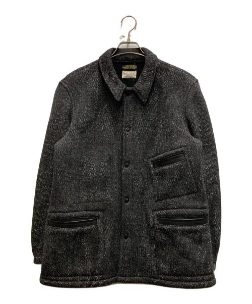 BROWN'S BEACH JACKET（ブラウンズビーチジャケット）BROWN'S BEACH JACKET (ブラウンズビーチジャケット) RUDE GALLERY BLACK REBEL (ルードギャラリー ブラックレーベル) カバーオール ブラック サイズ:Lの古着・服飾アイテム