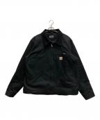 CarHarttカーハート）の古着「DUCK DETROIT JACKET BLANKET LINED」｜ブラック