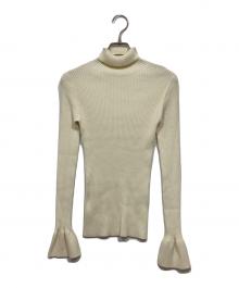 TODAYFUL（トゥデイフル）の古着「Flarecuffs Rib Knit」｜ベージュ