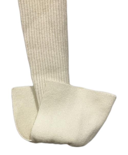 TODAYFUL（トゥデイフル）TODAYFUL (トゥデイフル) Flarecuffs Rib Knit ベージュ サイズ:Fの古着・服飾アイテム