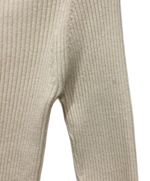 TODAYFUL（トゥデイフル）TODAYFUL (トゥデイフル) Flarecuffs Rib Knit ベージュ サイズ:Fの古着・服飾アイテム