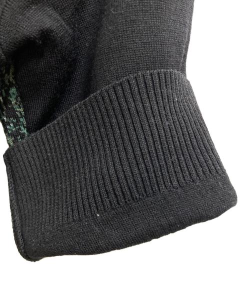 Christian Dior（クリスチャン ディオール）Christian Dior (クリスチャン ディオール) 総柄サマーニット ブラック サイズ:34の古着・服飾アイテム