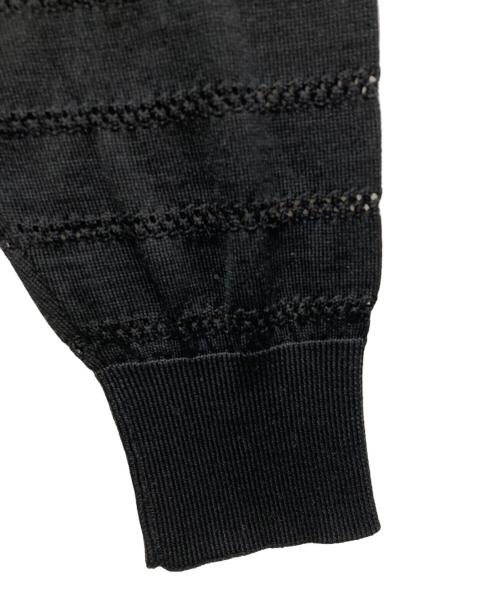 DIOR HOMME（ディオール オム）DIOR HOMME (ディオール オム) デザインカーディガン ブラック サイズ:XSの古着・服飾アイテム