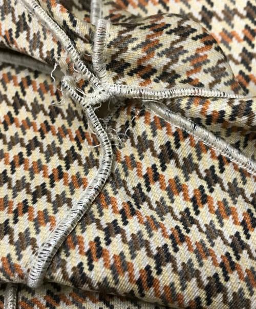 CELINE（セリーヌ）CELINE (セリーヌ) 千鳥格子 オーバーブラウス ベージュ サイズ: 36の古着・服飾アイテム