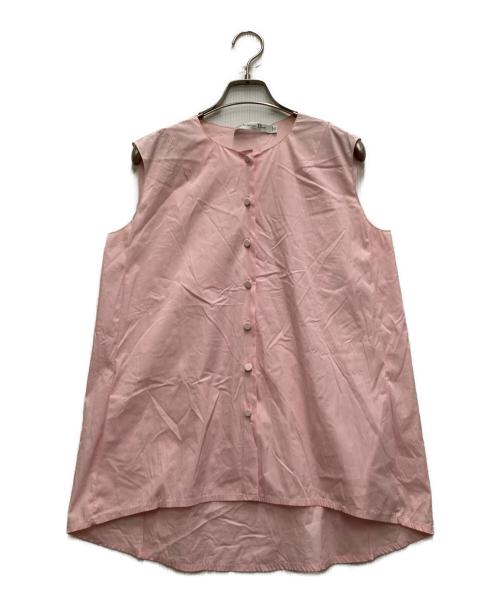 Christian Dior（クリスチャン ディオール）Christian Dior (クリスチャン ディオール) ノースリーブシャツ ピンク サイズ:38の古着・服飾アイテム