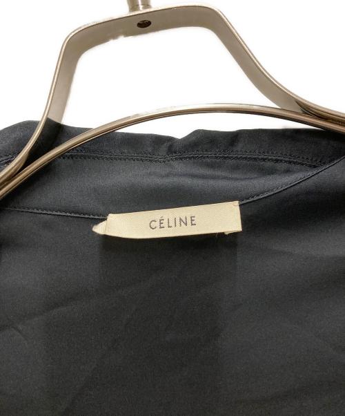 CELINE（セリーヌ）CELINE (セリーヌ) 丸襟シャツ ブラック サイズ:36の古着・服飾アイテム
