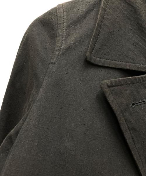 DIOR HOMME（ディオール オム）Dior Homme (ディオール オム) リングボタンショートトレンチコート ブラック サイズ:38の古着・服飾アイテム