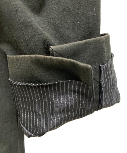 DIOR HOMME（ディオール オム）Dior Homme (ディオール オム) リングボタンショートトレンチコート ブラック サイズ:38の古着・服飾アイテム