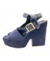 CELINE (セリーヌ) Wedge Sandal ネイビー サイズ:37.5：12000円