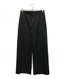 H BEAUTY&YOUTH（エイチ ビューティー&ユース）の古着「2タックスラックス」｜ブラック