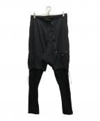 NILoSニルズ）の古着「レイヤードショーツ」｜ブラック