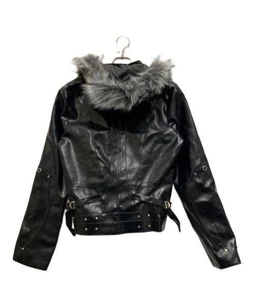 cozy worldwide（コジー ワールドワイド）cozy worldwide (コジー ワールドワイド) KNIGHT CLUB LEATHER JACKET ブラック サイズ:Lの古着・服飾アイテム