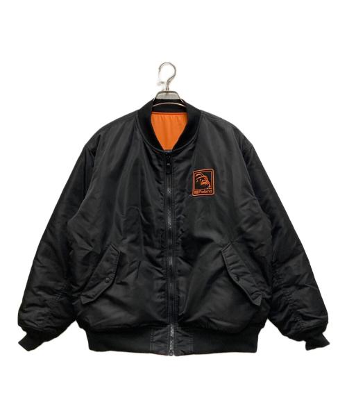 X-LARGE（エクストララージ）X-LARGE (エクストララージ) ROLAND (ローランド) REVERSIBLE MILITARY JACKET ブラック サイズ:XLの古着・服飾アイテム
