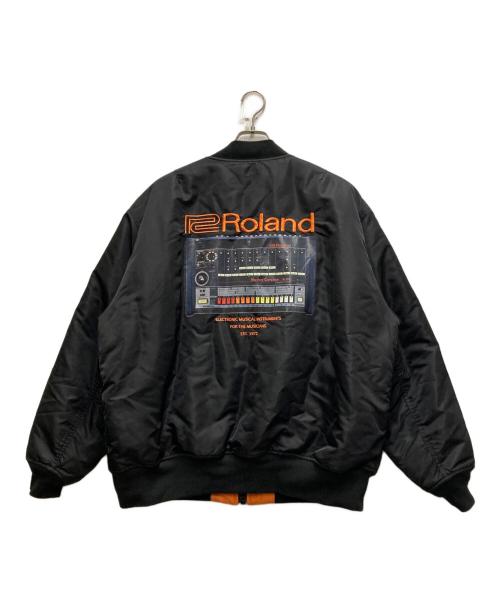 X-LARGE（エクストララージ）X-LARGE (エクストララージ) ROLAND (ローランド) REVERSIBLE MILITARY JACKET ブラック サイズ:XLの古着・服飾アイテム
