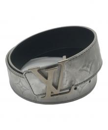 LOUIS VUITTON（ルイ ヴィトン）の古着「サンチュール LVイニシャル ベルト」｜シルバー