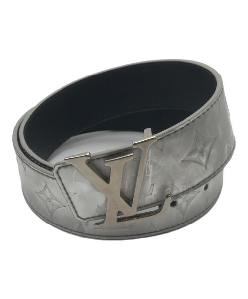 LOUIS VUITTON（ルイ ヴィトン）LOUIS VUITTON (ルイ ヴィトン) サンチュール LVイニシャル ベルト シルバー サイズ:90/36の古着・服飾アイテム