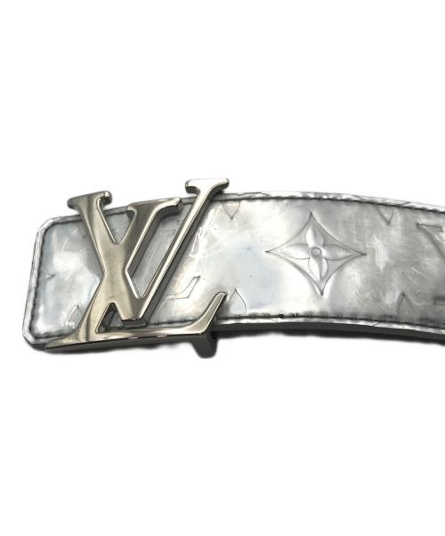 LOUIS VUITTON（ルイ ヴィトン）LOUIS VUITTON (ルイ ヴィトン) サンチュール LVイニシャル ベルト シルバー サイズ:90/36の古着・服飾アイテム