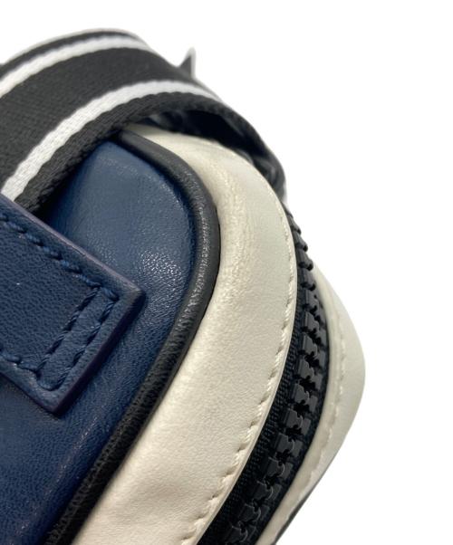 GIVENCHY（ジバンシィ）GIVENCHY (ジバンシィ) 2WAYショルダーバッグ ホワイト×ネイビーの古着・服飾アイテム