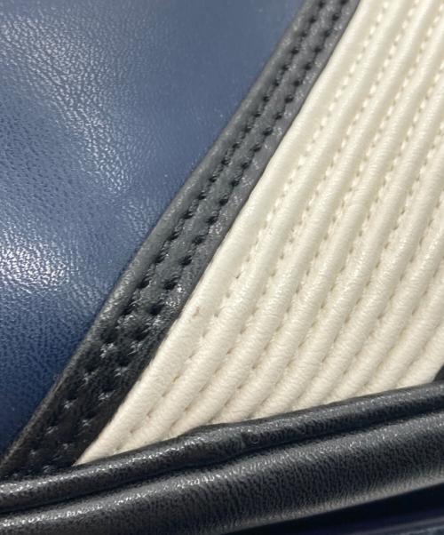 GIVENCHY（ジバンシィ）GIVENCHY (ジバンシィ) 2WAYショルダーバッグ ホワイト×ネイビーの古着・服飾アイテム