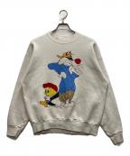 FRUIT OF THE LOOMフルーツオブザルーム）の古着「90s Looney Tunes Sweatshirt」｜ホワイト