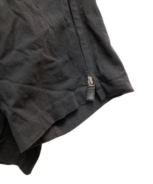 TOGA ARCHIVES（トーガアーカイブス）TOGA ARCHIVES (トーガアーカイブス) Cotton jersey zip Tーshirt ブラック サイズ:38の古着・服飾アイテム