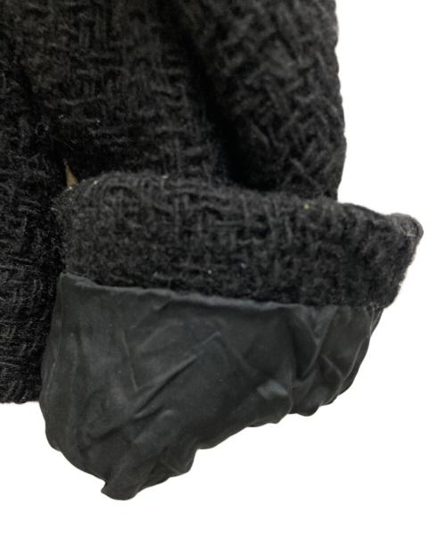 ROBE DE CHAMBRE COMME DES GARCONS（ローブドシャンブル コムデギャルソン）ROBE DE CHAMBRE COMME DES GARCONS (ローブドシャンブル コムデギャルソン) 90's 襟ファー ジャケット ブラック サイズ:表記無しの古着・服飾アイテム