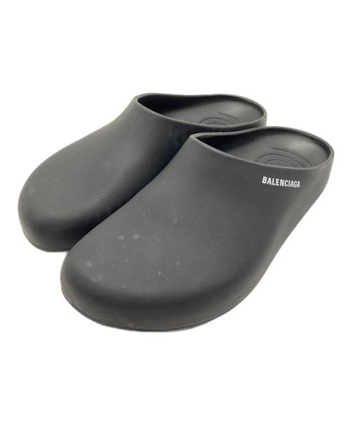 BALENCIAGA（バレンシアガ）BALENCIAGA (バレンシアガ) Pool Slide サンダル ブラック サイズ:27.5cmの古着・服飾アイテム